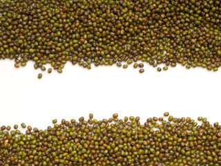 Green bean or mung bean background