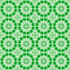 green pattern background symmetry kaleidoscope. ornamental.