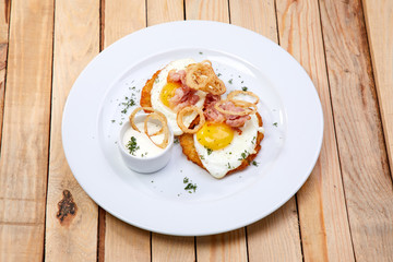 breakfast in the cafe