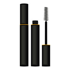 Cartoon black mascara