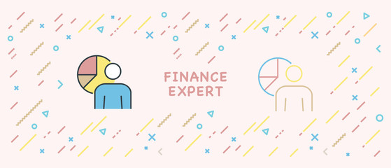 FINANCE EXPERT ICON CONCEPT