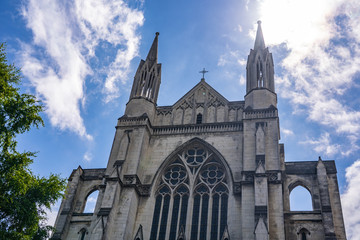 Fototapeta na wymiar St. Paul's cathedral in Dunedin New Zealand, St. Paul's Cathedral, a landmark of Dunedin in the South Island, New Zealand.