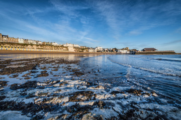 Broadstairs viking bay beach isle of thanet england