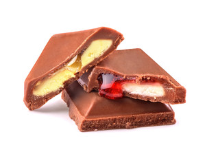 milk chocolate with filling