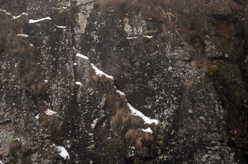 beautiful winter mountain landscape