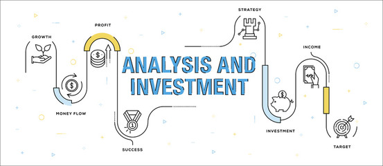 ANALYSIS AND INVESTIMENT BANNER CONCEPT