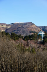 Obraz premium beautiful winter mountain landscape