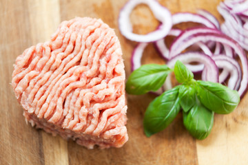 steak de boeuf hamburger haché