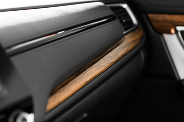 car interior in details