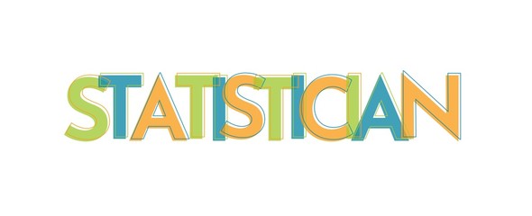Statistician word concept
