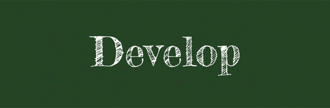 Develop word concept