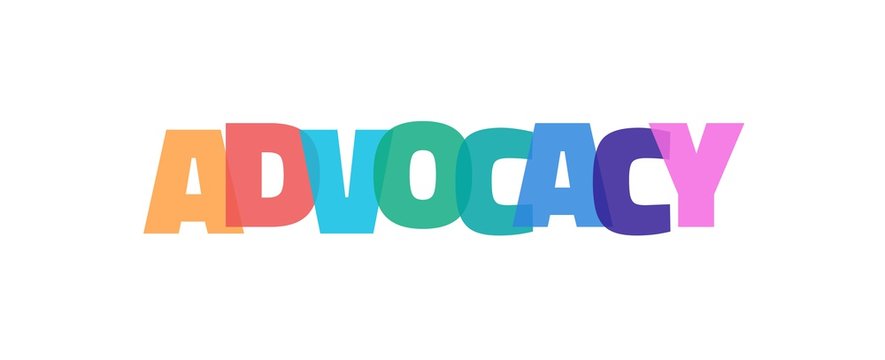 Advocacy Word Concept