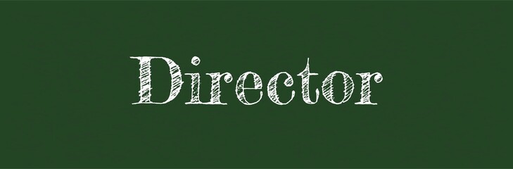 Director word concept
