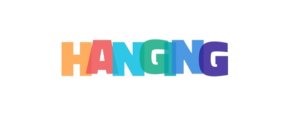Hanging word concept