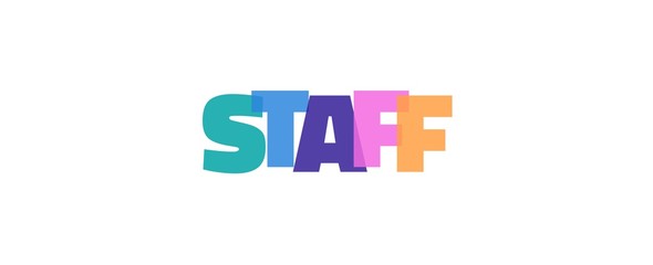 Staff word concept