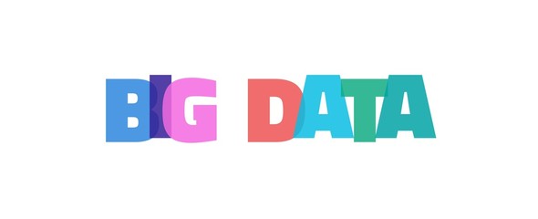 Big data word concept