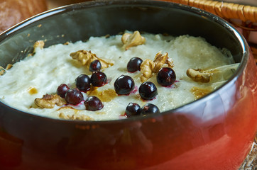 Russian  Guriev porridge