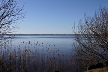 lac de Cazaux sur le littoral atlantique