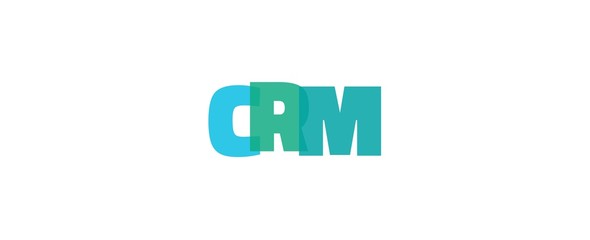 CRM word concept