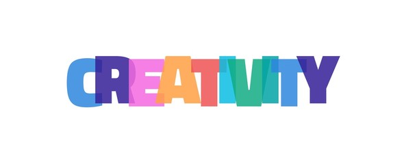 Creativity word concept