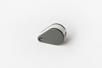 Magnifying glass for diamonds or see the amulet Isolated on a White Background.