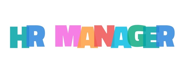 HR Manager word concept