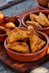 Middle eastern deep fried snacks