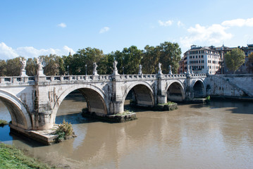 Obraz premium St. Angelo Bridge in Rome