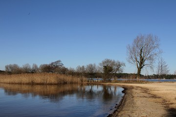 L'&eacute;tang de Cazaux et Sanguinet sur la c&ocirc;te atlantique