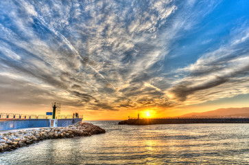 Fototapeta premium Coastal village 