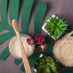 Ecological lifestyle and zero waste concept stilllife