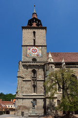 Obraz premium black church in Brasov