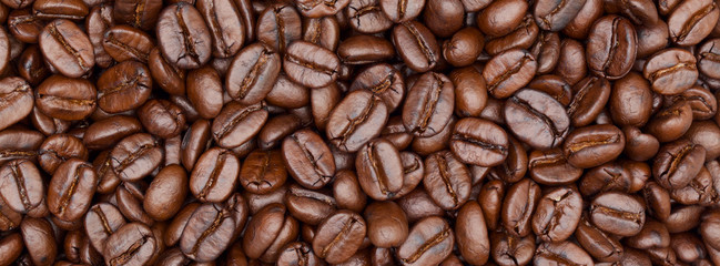 close up shot of coffee for banner background