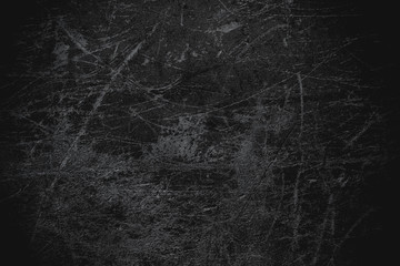 Old black wall background or texture