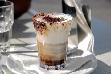 coffee with milk cream