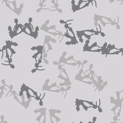 Urban camouflage of various shades of grey colors