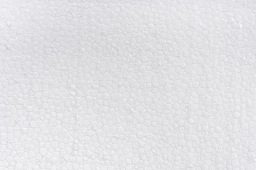 Styrofoam texture background. Synthetic material closeup detail. 