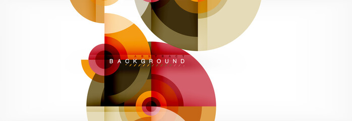 Abstract background circle design