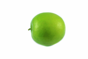 Fresh green Juicy jujube fruit isolated on white background / Other names Indian plum , jujube monkey apple