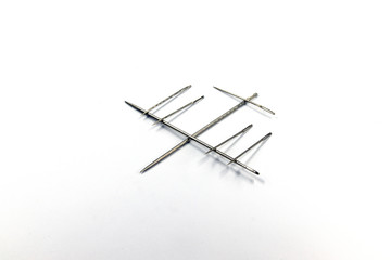 Collage of needles