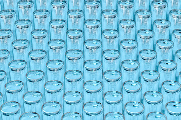 transparent blue liquid background, 3d rendering