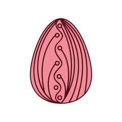 easter egg isolated icon