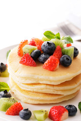 フルーツパンケーキ　Fruit pancake