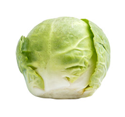 Fototapeta premium Brussels sprouts isolated on white background