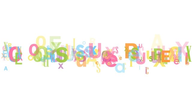 Typographie cin&eacute;tique RESEAUX SOCIAUX