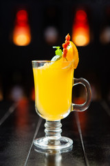 glass of orange juice