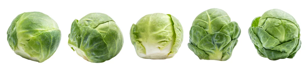 Photo sur Plexiglas Légumes frais Groupe de chou de Bruxelles frais