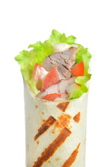 mini shawarma isolated