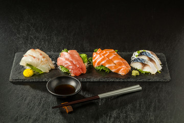 お刺身　 Japanese gourmet genuine finger sushi