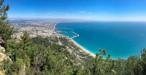 Obraz premium antalya sea, city life and tourism region